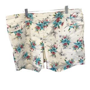 Westbound Women’s Size 18 Shorts Tropical Pattern